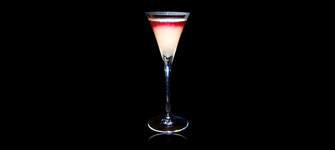 Peach Strainer Cocktail